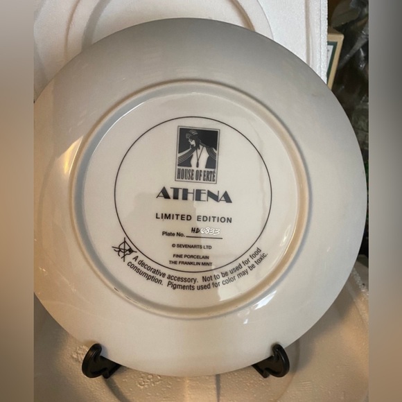 Erte Athena Plate - Picture 2 of 2